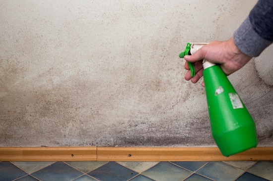 kulat air cond di rumah